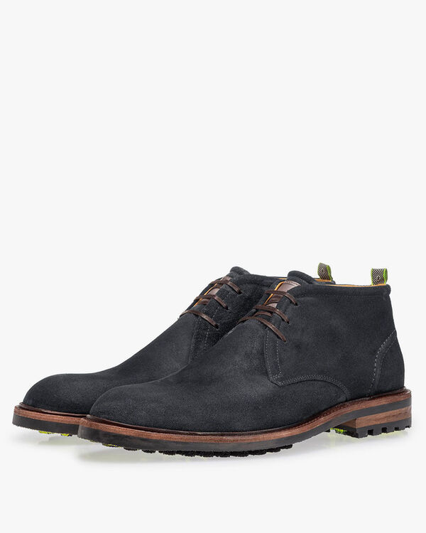 Veterboot su&egrave;de zwart