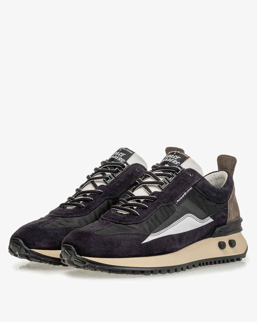 Sneaker space invaders zwart