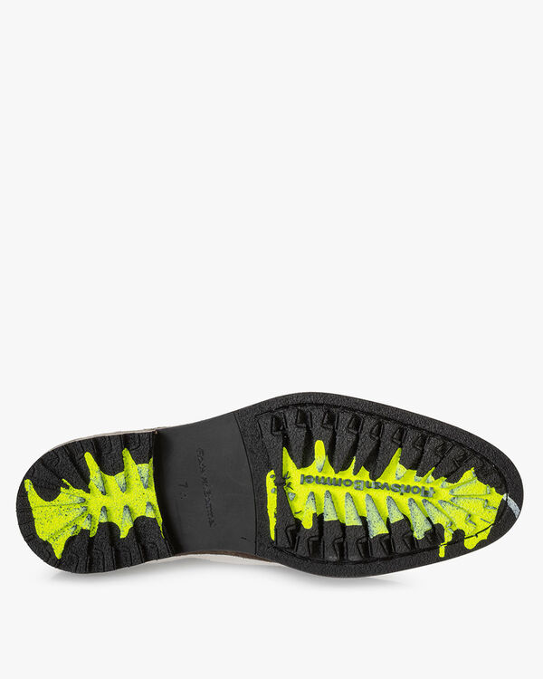 Lace shoe suede taupe