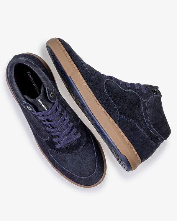 Sneaker suede dark blue