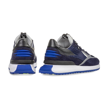 Sneaker su&egrave;de blauw