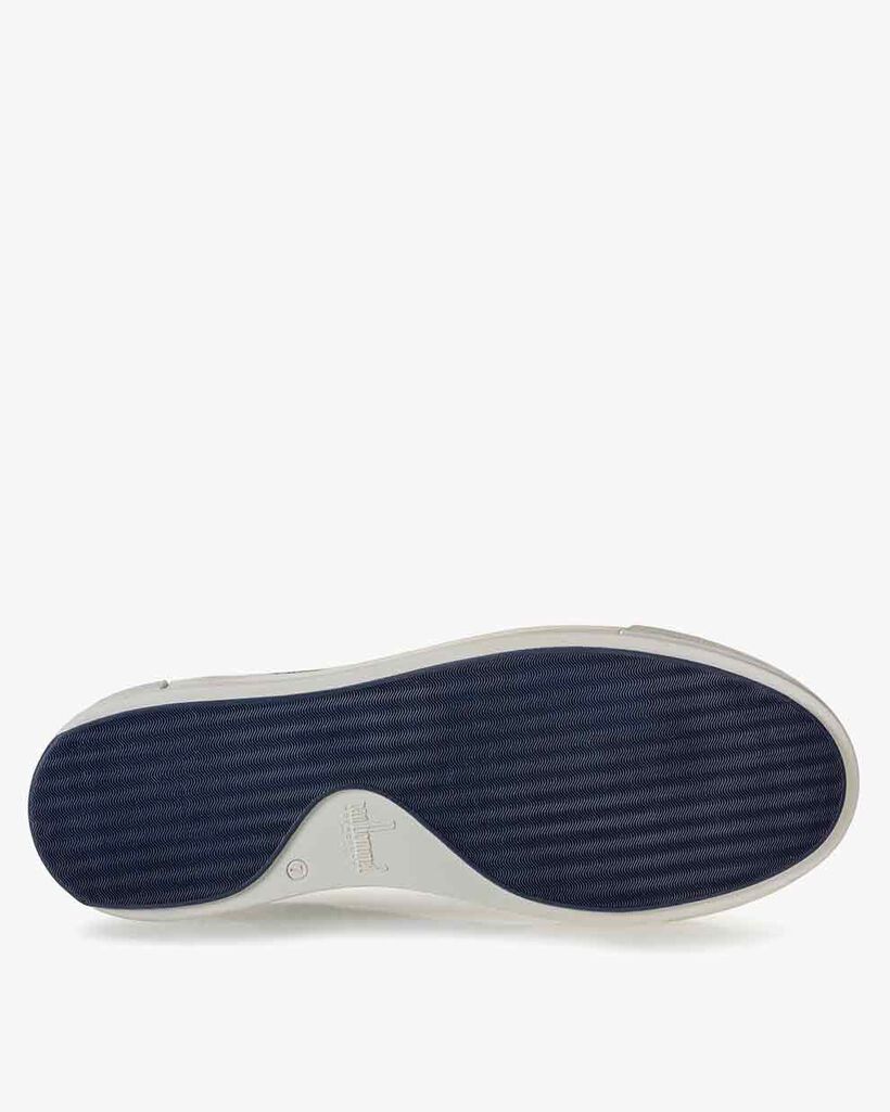 Sneaker geprint leer zwart