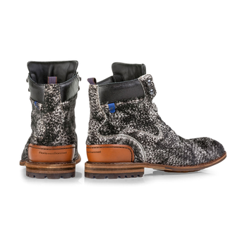 Veterboot pony off-white