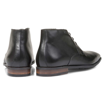 Zwarte kalfsleren veterschoen