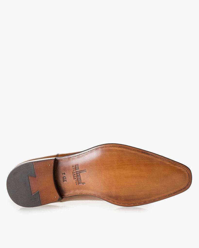 Veterschoen kalfsleer cognac
