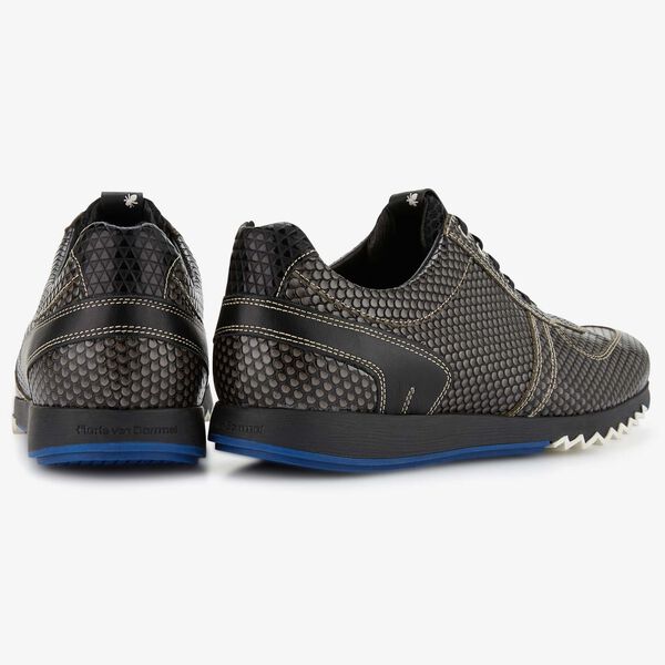 Floris van Bommel dark grey leather sneaker