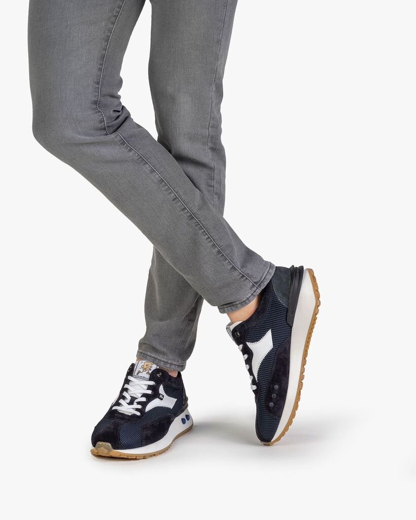 Sneaker textile dark blue