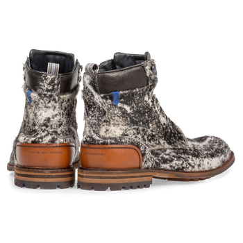 Veterboot pony off-white