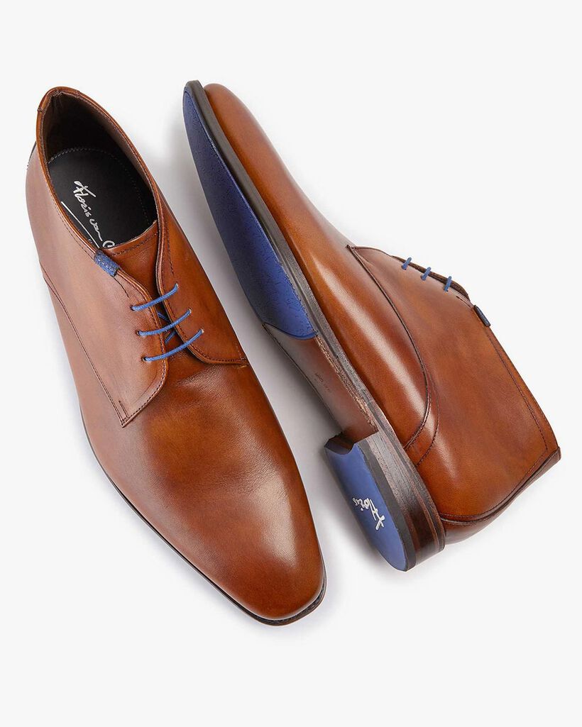 Veterboot kalfsleer cognac