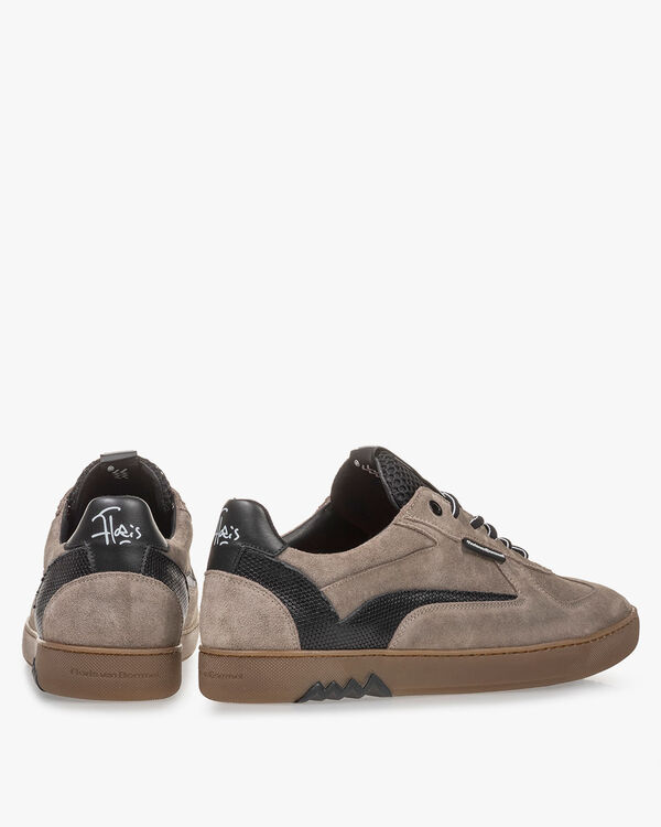 Sneaker suède taupe
