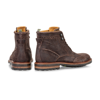 Veterboot su&egrave;de donkerbruin