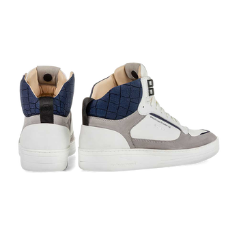 High top sneaker Kalfsleer wit