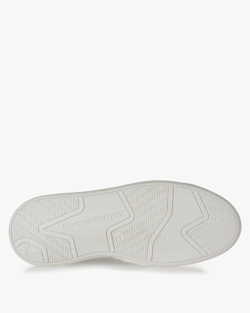 Sneaker reptielenprint zwart