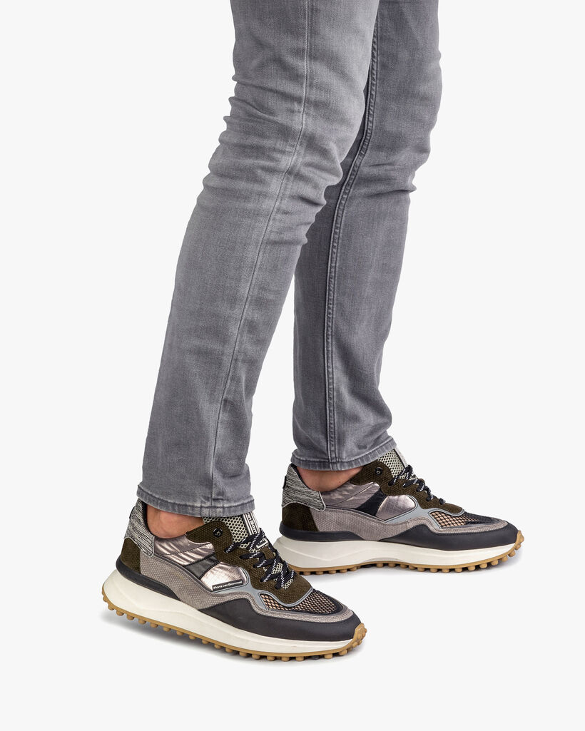 Noppi sneaker grijs/groen