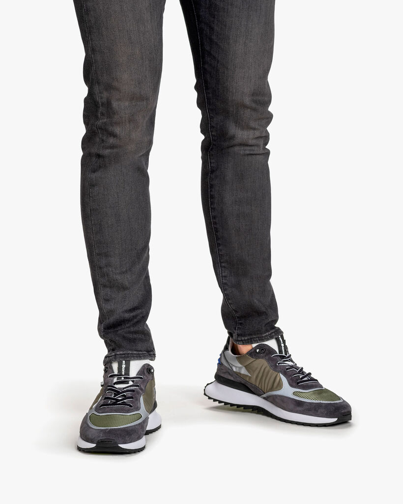 Sneaker textiel groen