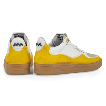 Sneaker su&egrave;de geel