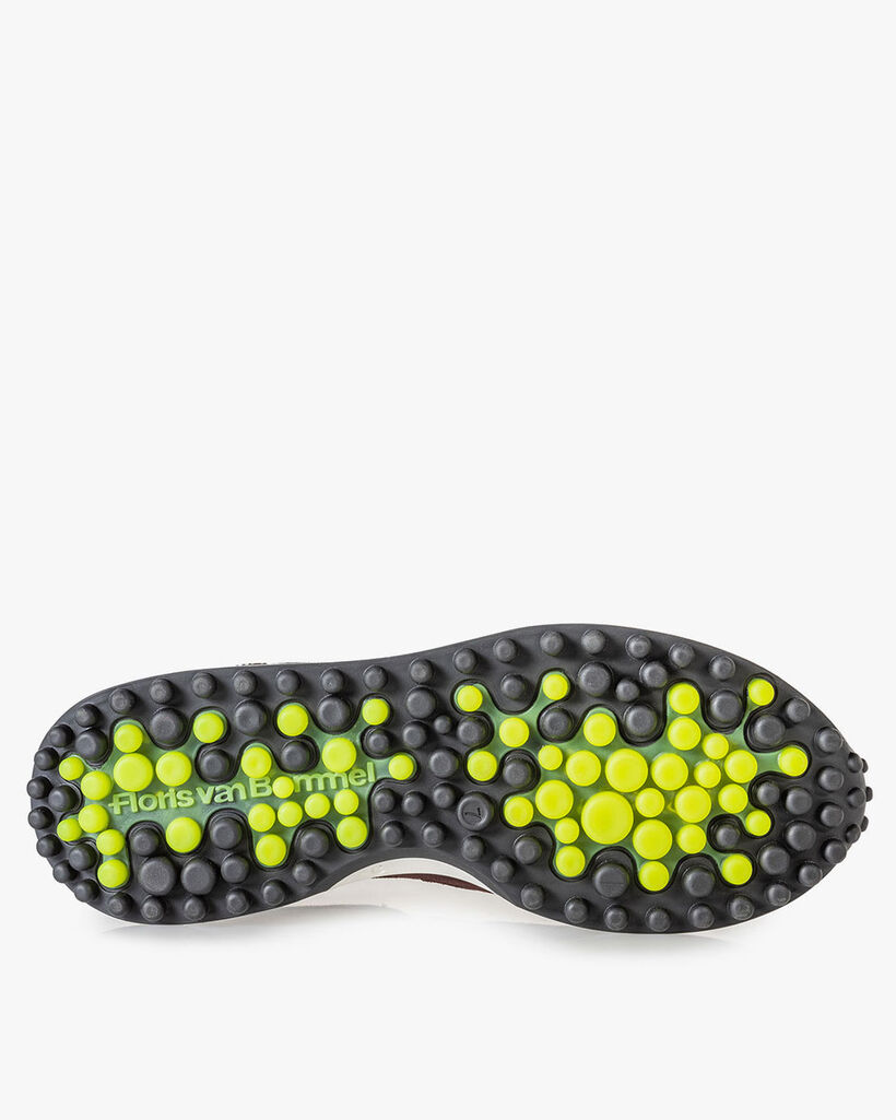 Noppi sneaker bordeauxrood/blauw