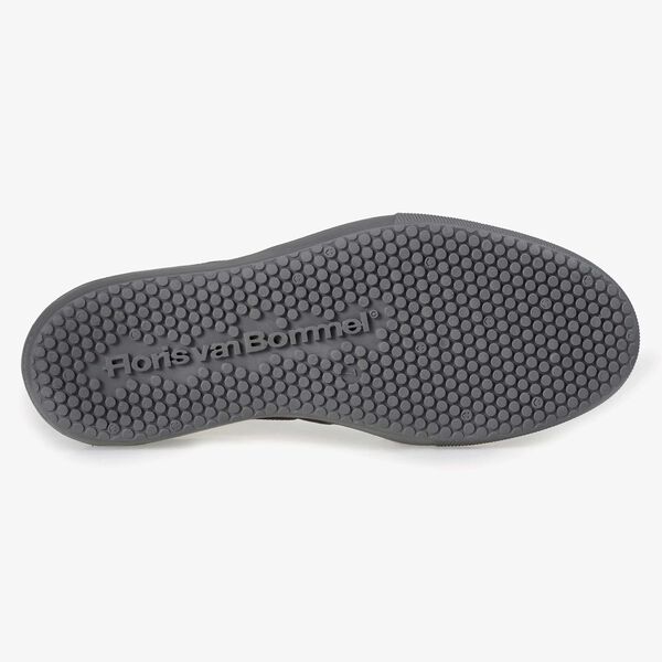 Floris van Bommel grijze suède heren sneaker