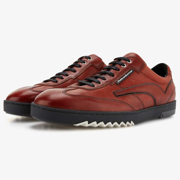 Floris van Bommel cognac leather men’s sneaker