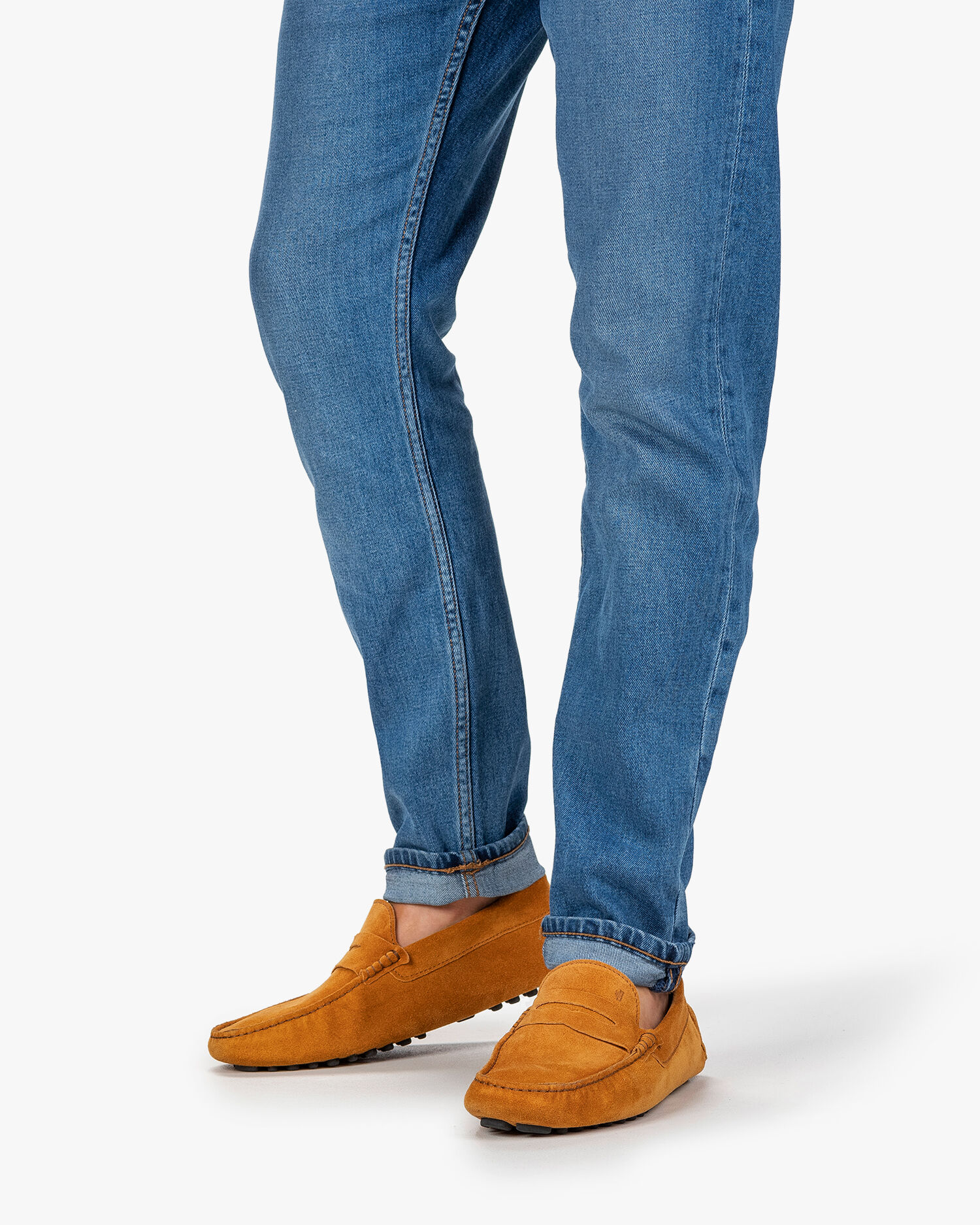Mocassins heren online blauw