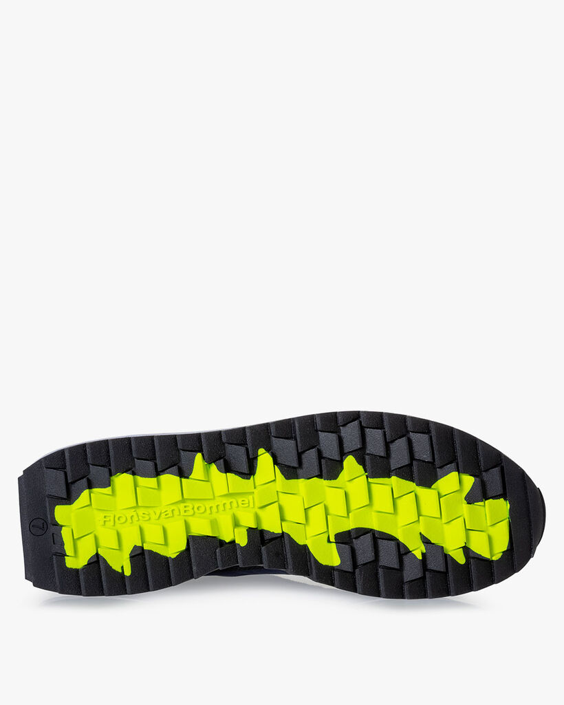 Sharki sneaker su&egrave;de donkerblauw