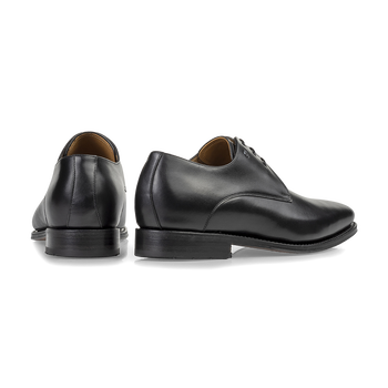 Lace shoe calf leather black