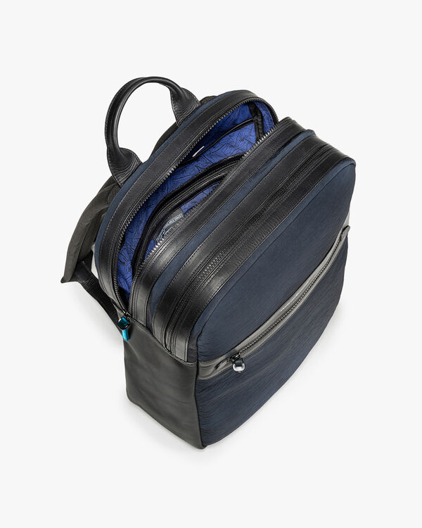 Backpack textile blue
