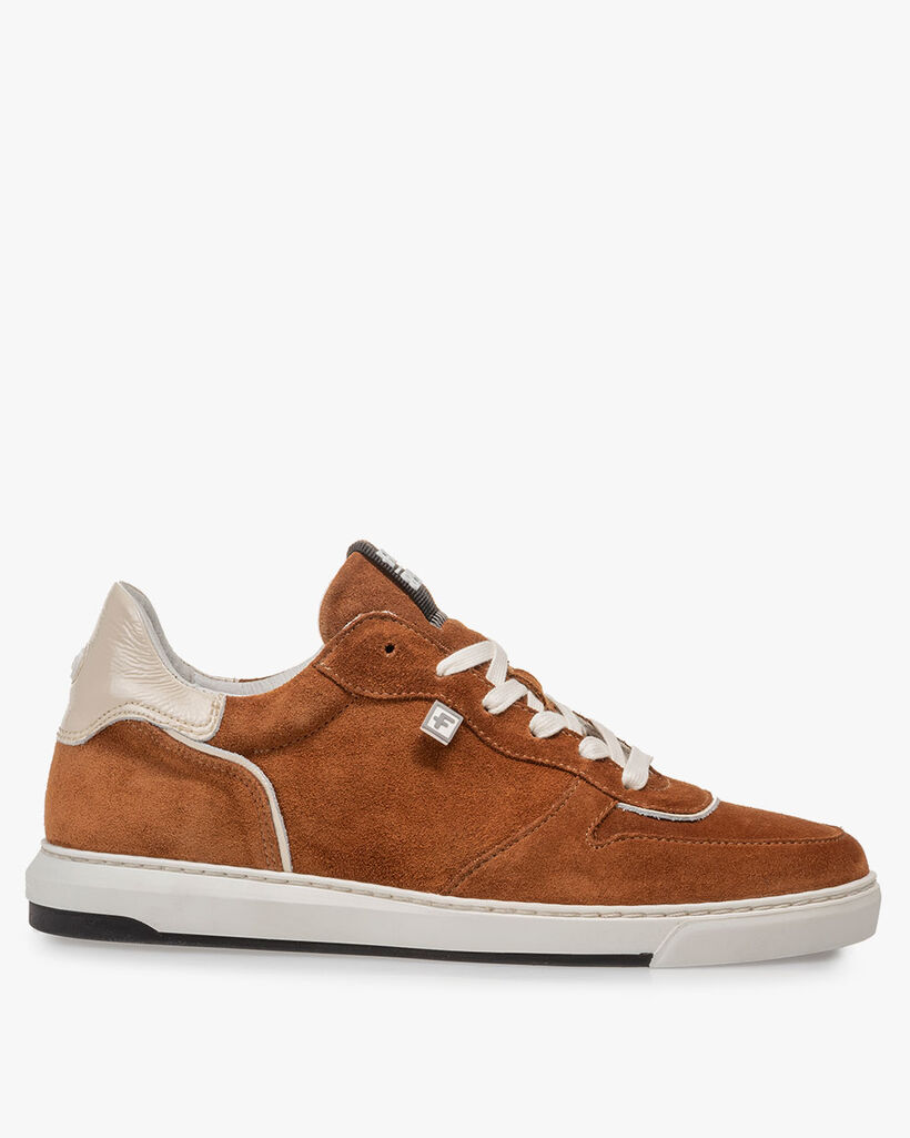 Sneaker suede red/brown