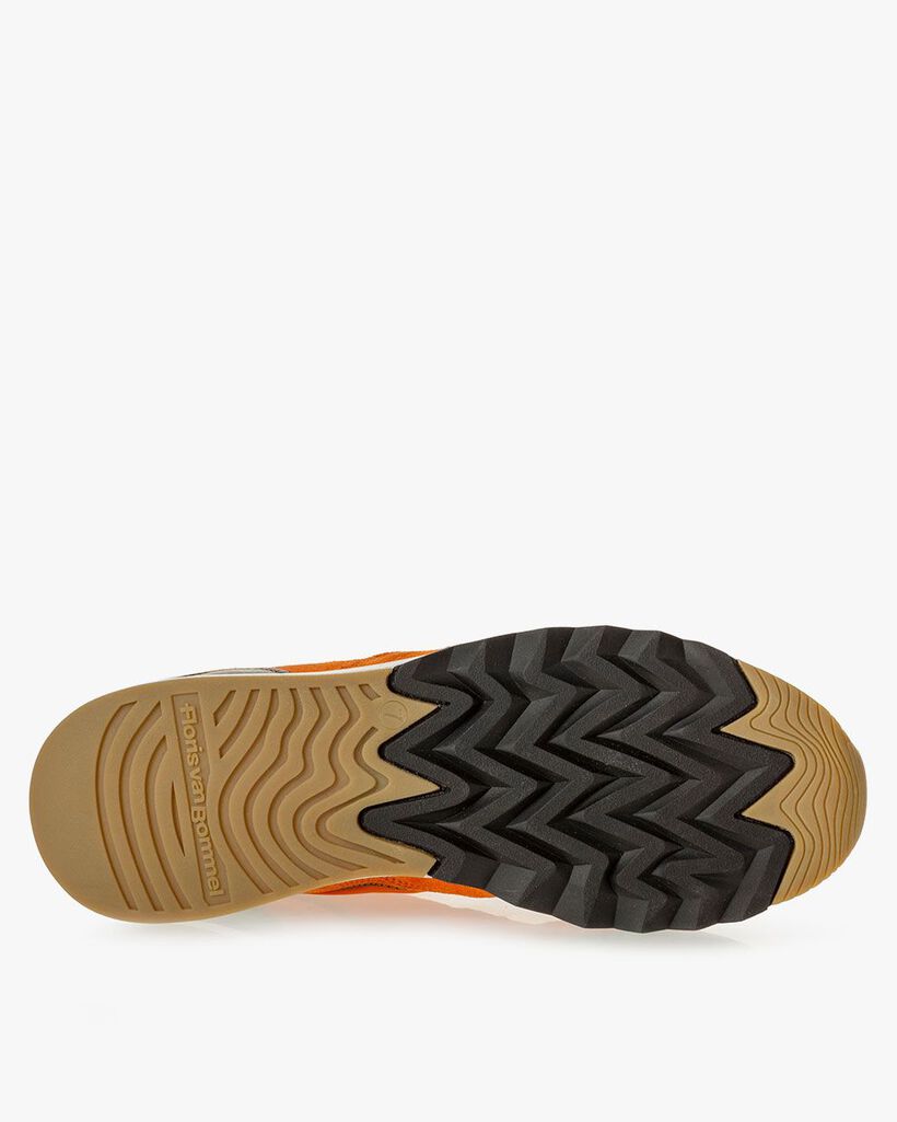 Nineti orange suede leather