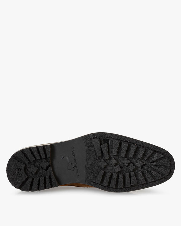 Veterboot su&egrave;de cognac