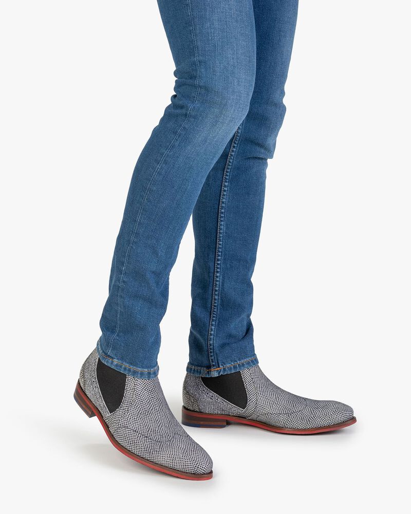 Chelsea boot leather off-white