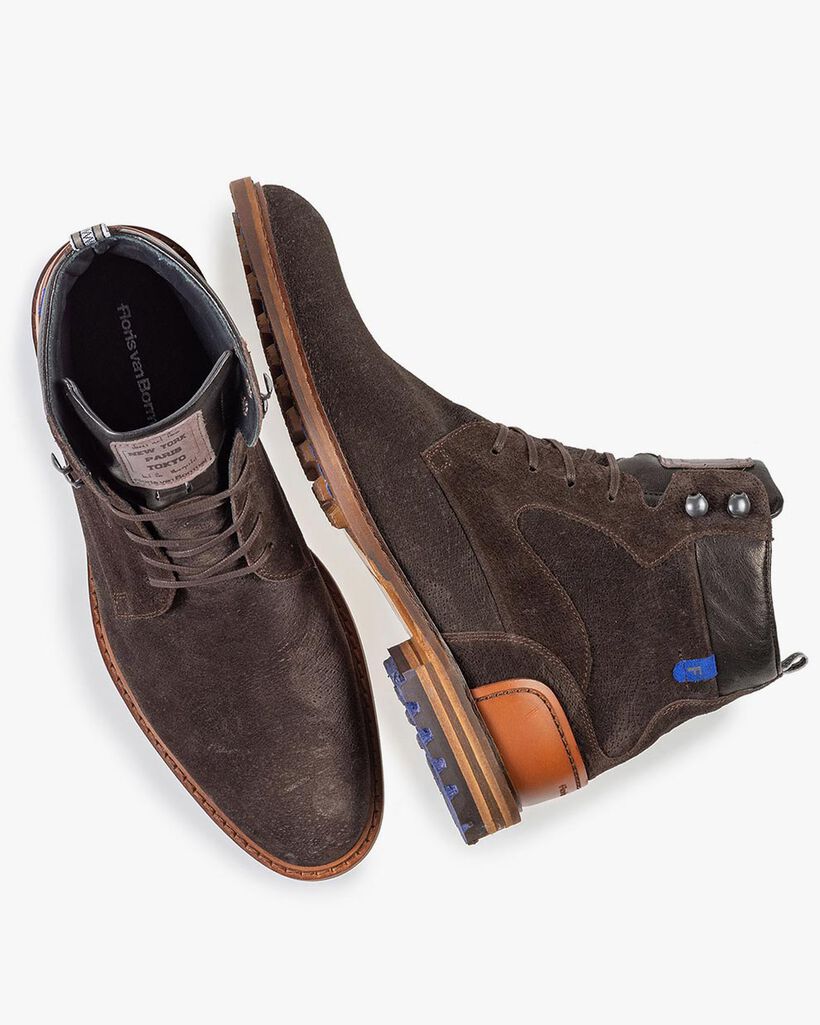 Crepi boot bruin su&egrave;de