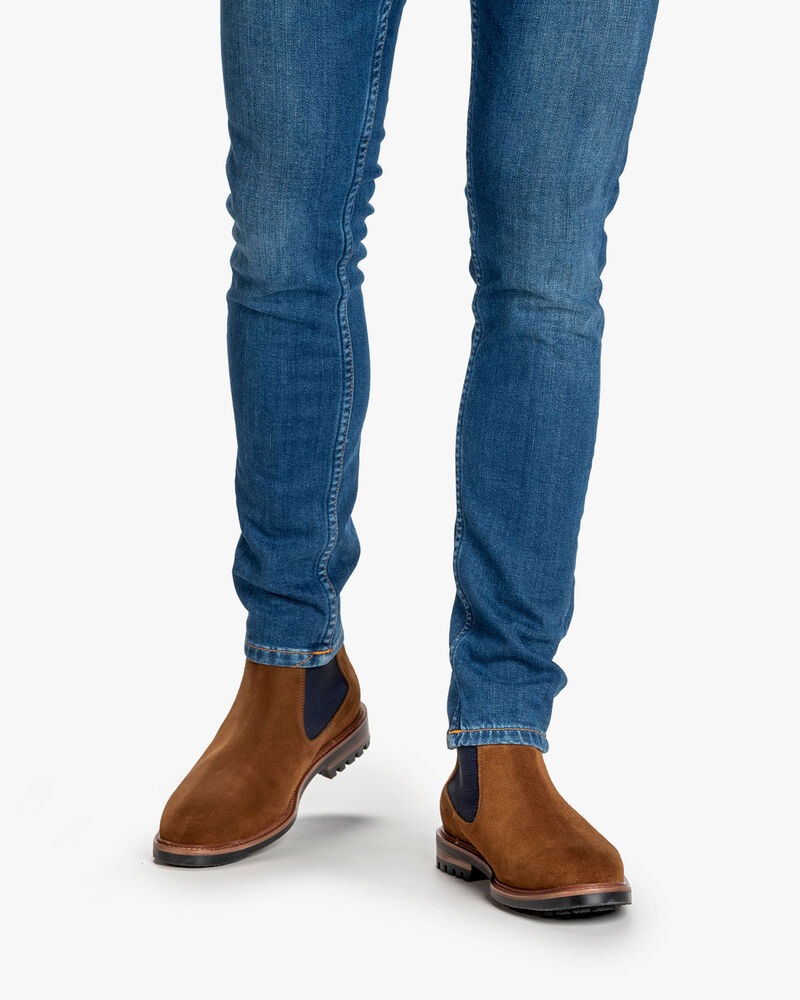 Chelsea boot suede cognac