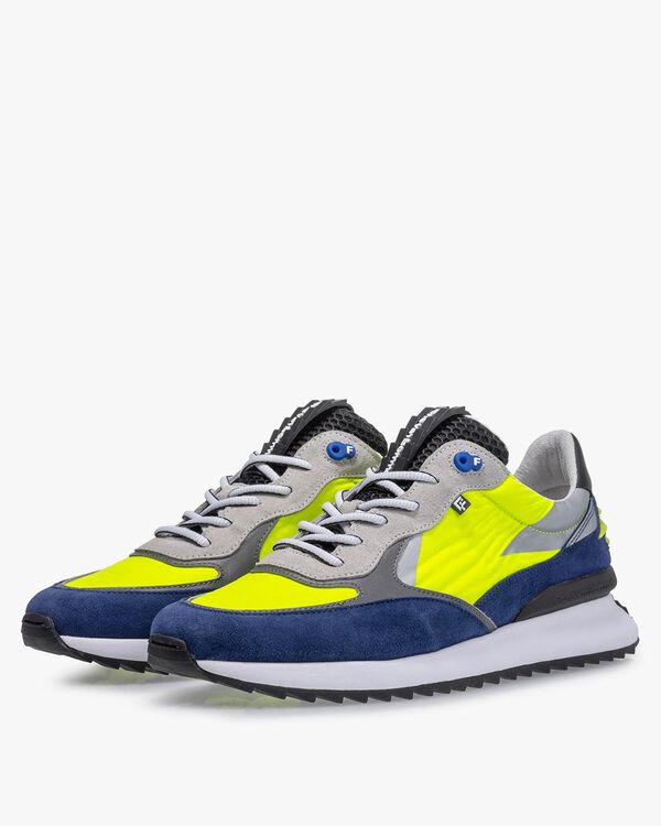 Sneaker textiel geel