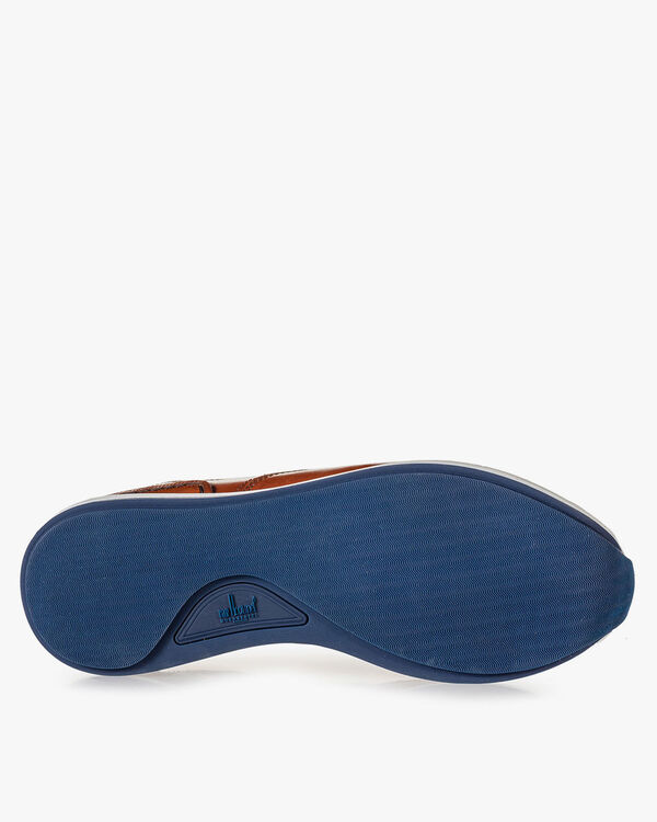 Sneaker kalfsleer cognac