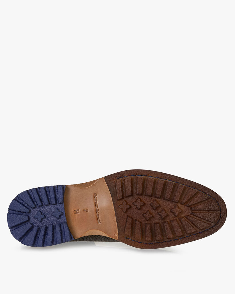 Chelsea boot reptielenprint groen