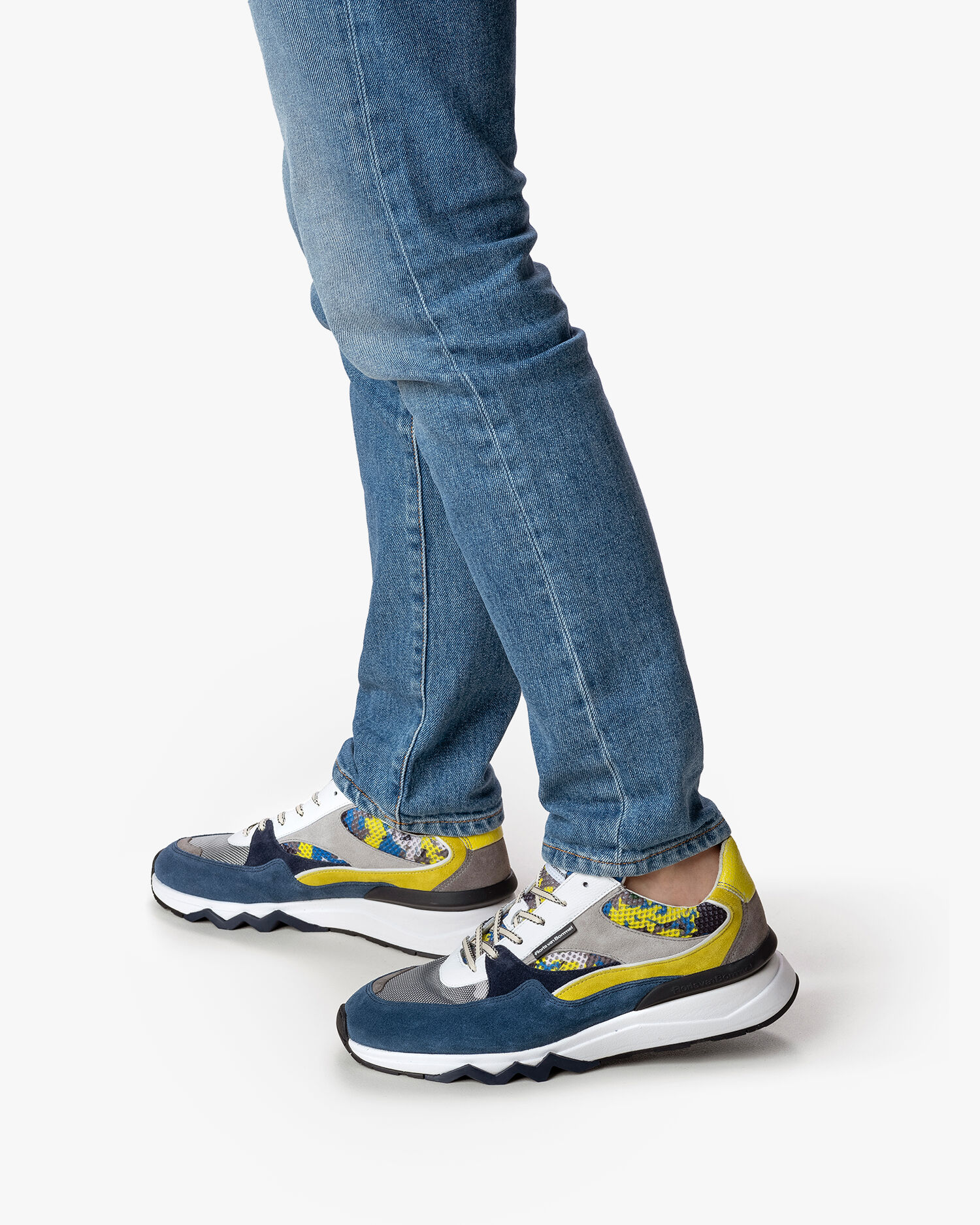 Men s sneakers De Zager 07.00 Yellow Floris van Bommel Belgium