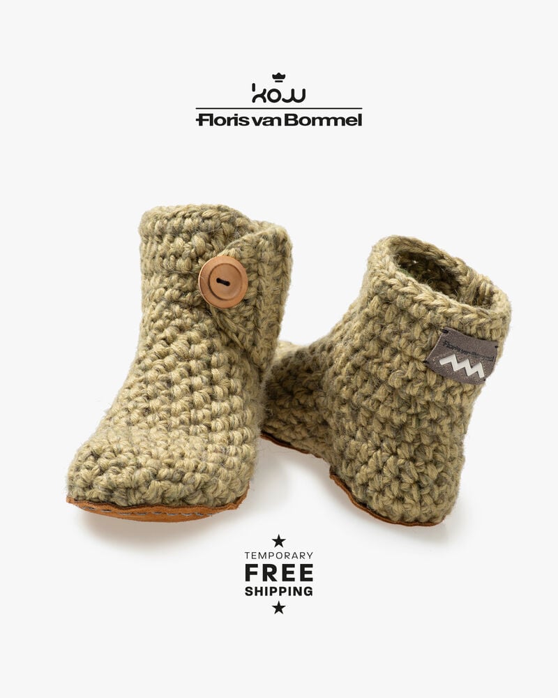 Kingdom Of Wow pantoffels groen