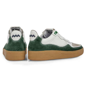 Sneaker suede leather green