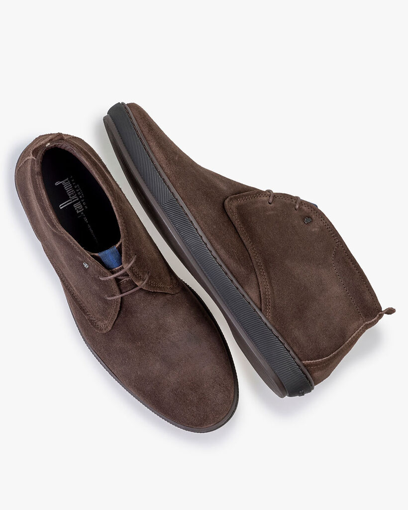 Veterboot su&egrave;de donkerbruin