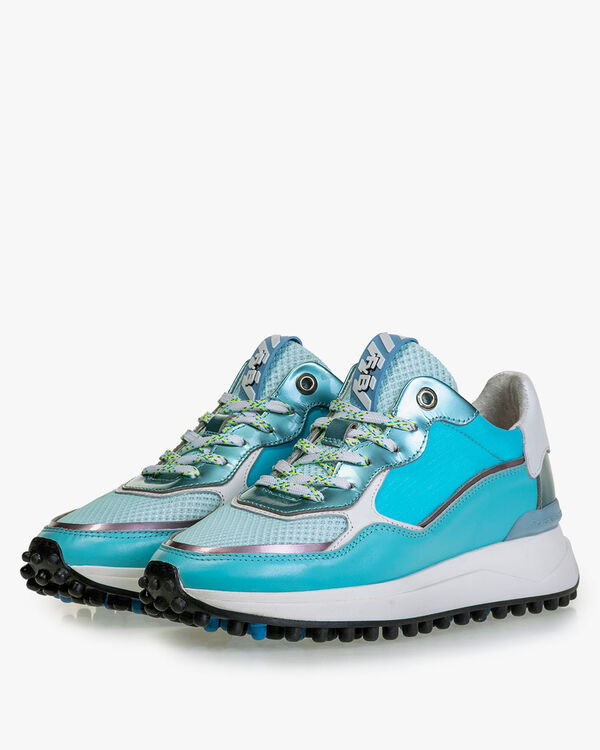 Noppi nappa leather blue