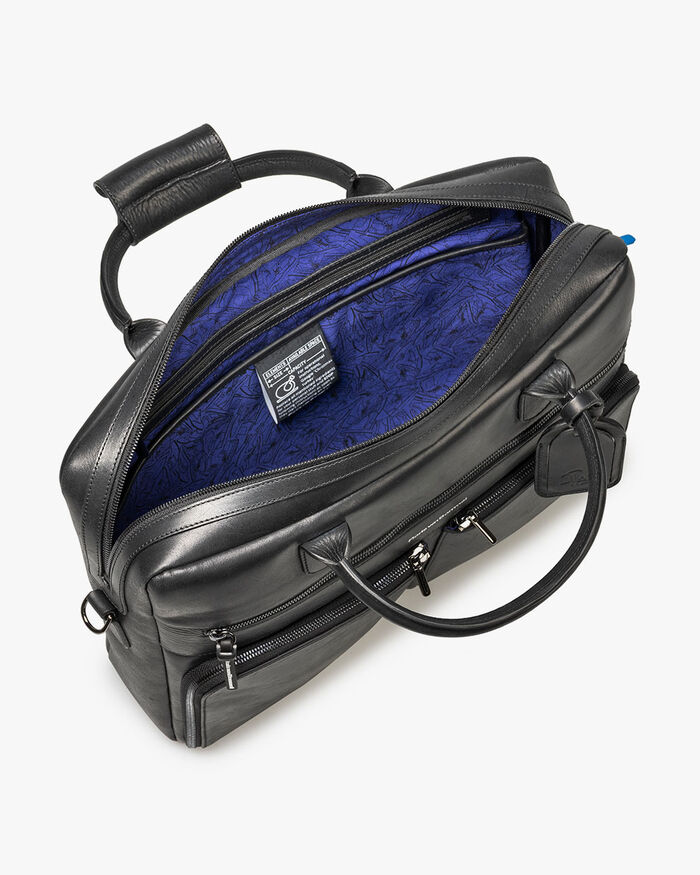 Office bag leather black