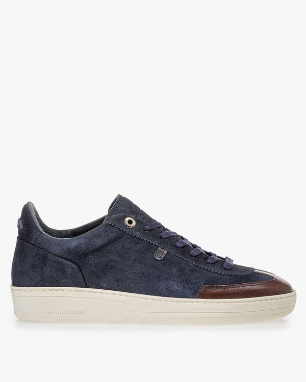 Sneaker su&egrave;de donkerblauw