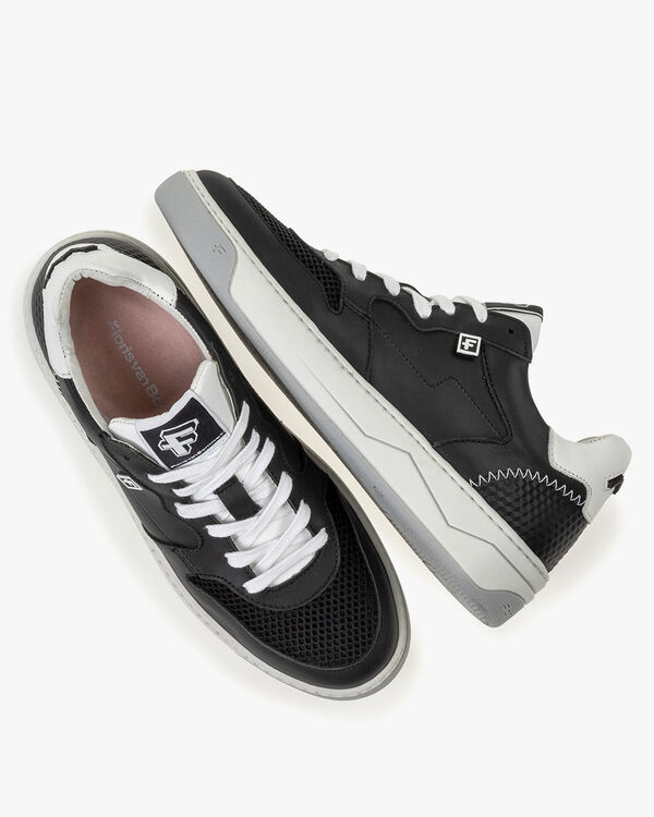 Sneaker kalfsleer zwart