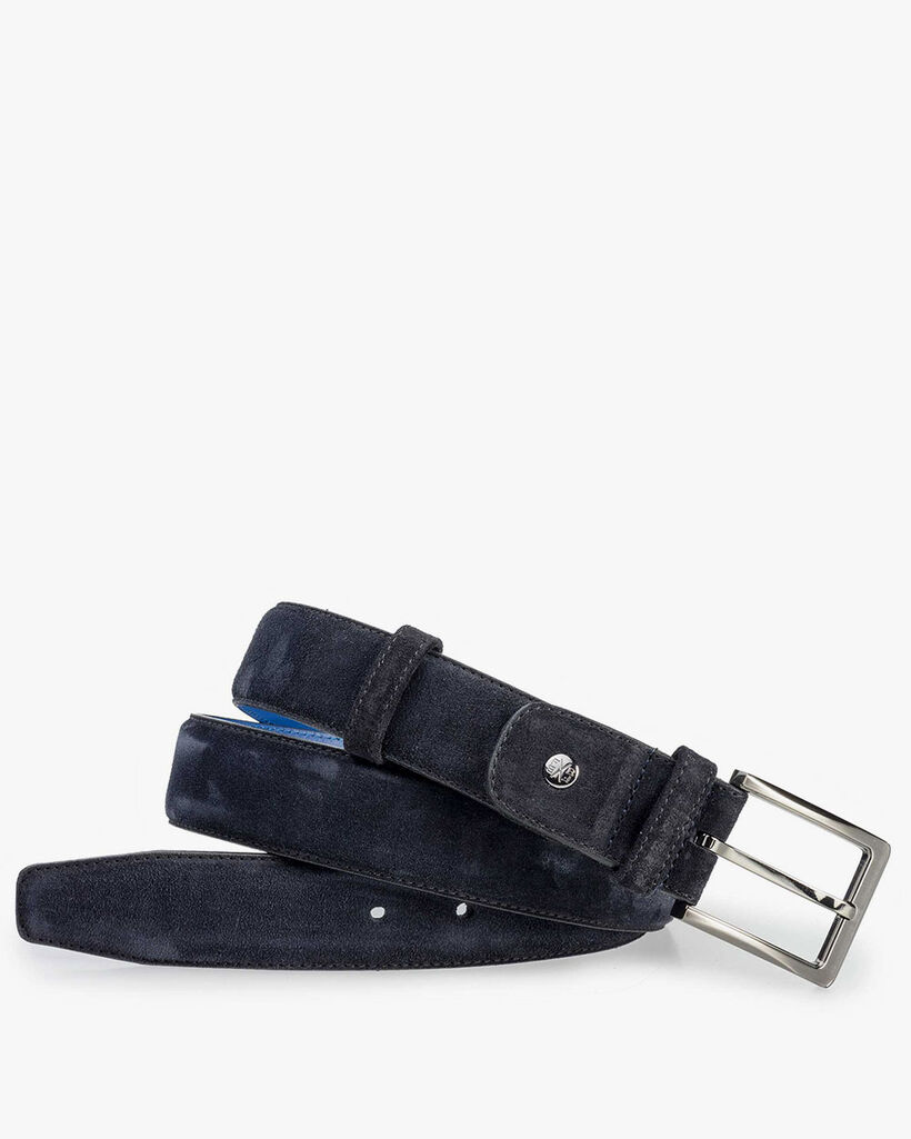 Riem su&egrave;de donkerblauw
