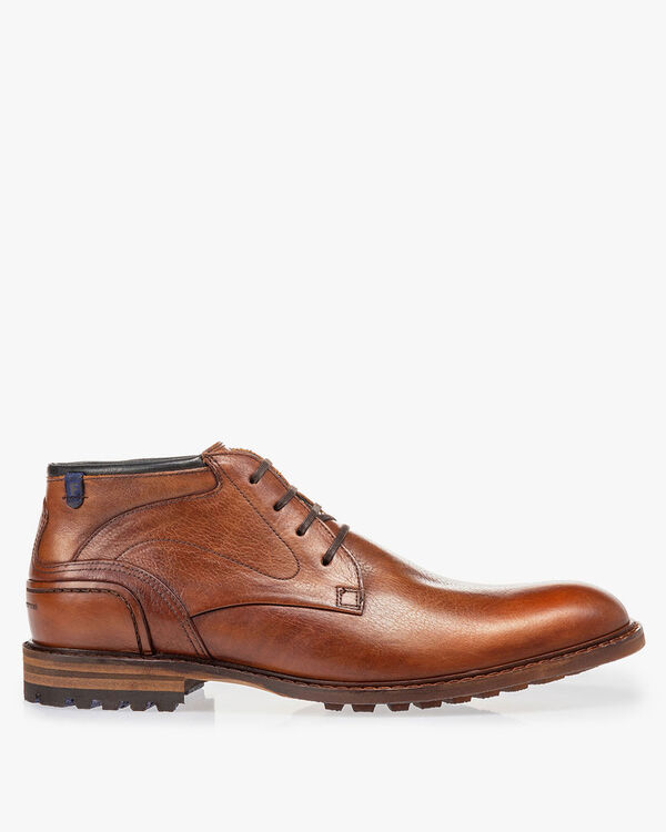Crepi boot calf leather cognac