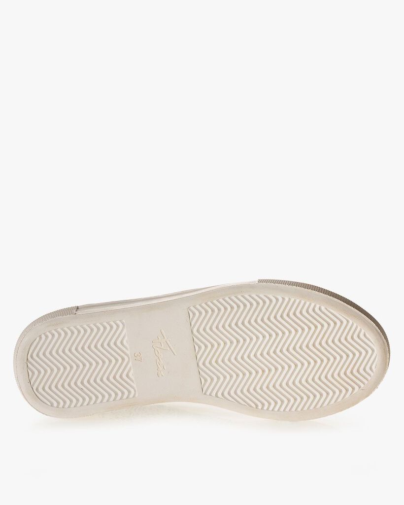 Sneaker zigzag print zwart/wit