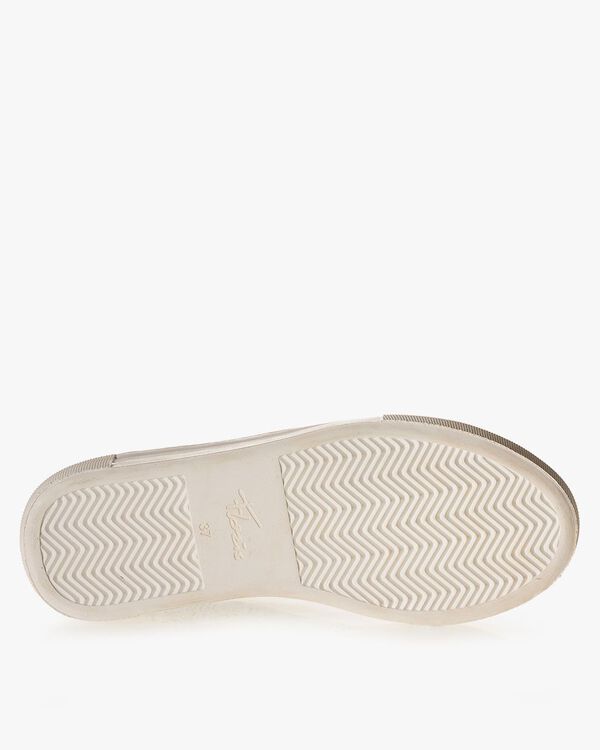 Sneaker zigzag print zwart/wit