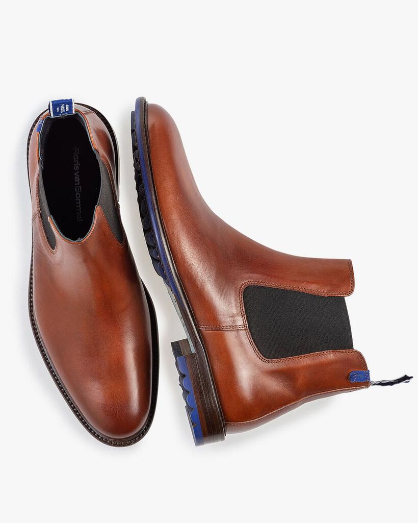Chelsea boot kalfsleer cognac