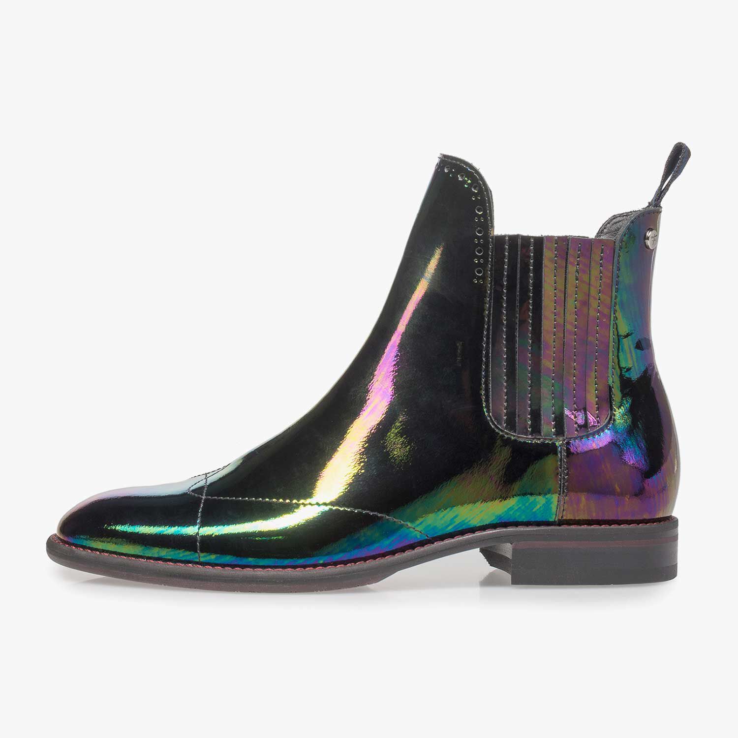 Coloured top chelsea boots